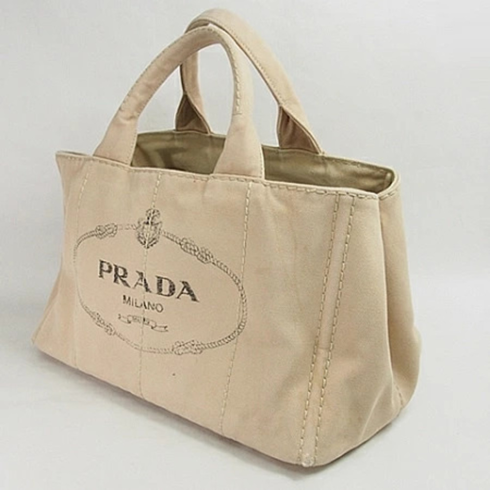 Prada Canapa Tote Bag Corda Tan